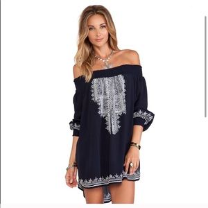 Tularosa | Jacqueline Embroidered Tunic Top size Extra Small